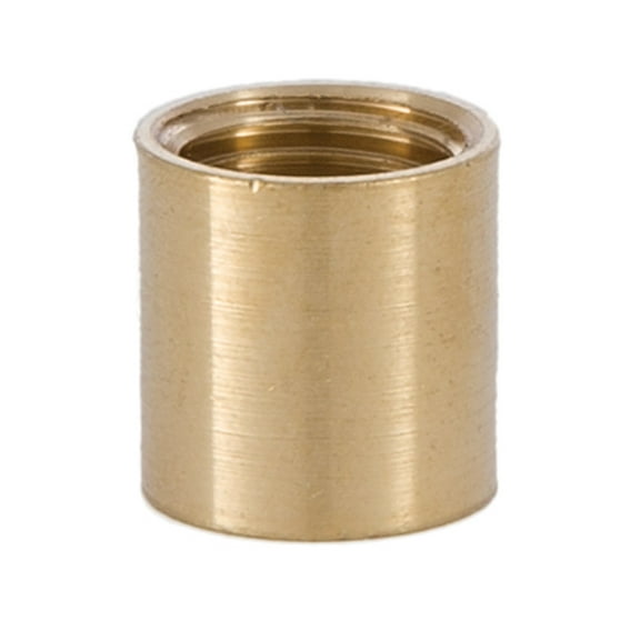 B&P Lamp® 5/8 Inch Brass Coupling 1/4 Tap
