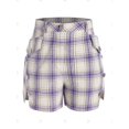 thumbnail image 2 of Pantalones cortos de bolsillo del botón de la mano de la mano Rosegal Pantalones cortos de talla grande, 2 of 5