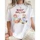 thumbnail image 1 of [Raggedy Ann & Andy Tee] Casual Raggedy Ann & Andy Graphic Print T-Shirt - 1pc, Cotton Knit Fabric, Medium Stretch, All-Season Comfort, Fashionable Summer Top, 1 of 5