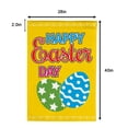 thumbnail image 4 of Cayyon Easter Flags 28 x 40 Double Sided, (Happy Easter House Flag) Easter Flag Banner with Bunny for Outside Vertical Holiday Yard Décor, 4 of 5