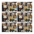 thumbnail image 2 of MKHERT Funny Retro Audio Cassette Tapes On Blue Background Placemats Table Mats for Dining Room Kitchen Table Decoration 12x18 inch,Set of 6, 2 of 4