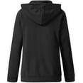thumbnail image 5 of Lenago Women's Hoodie Zip Long Sleeve Lightweight Sweatshirts Pockets Coat Tops, 5 of 6