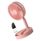 thumbnail image 3 of Ventilador de pie oscilante portátil, ventilador de escritorio plegable, ventilador de pedestal para pesca Rosa, 3 of 9