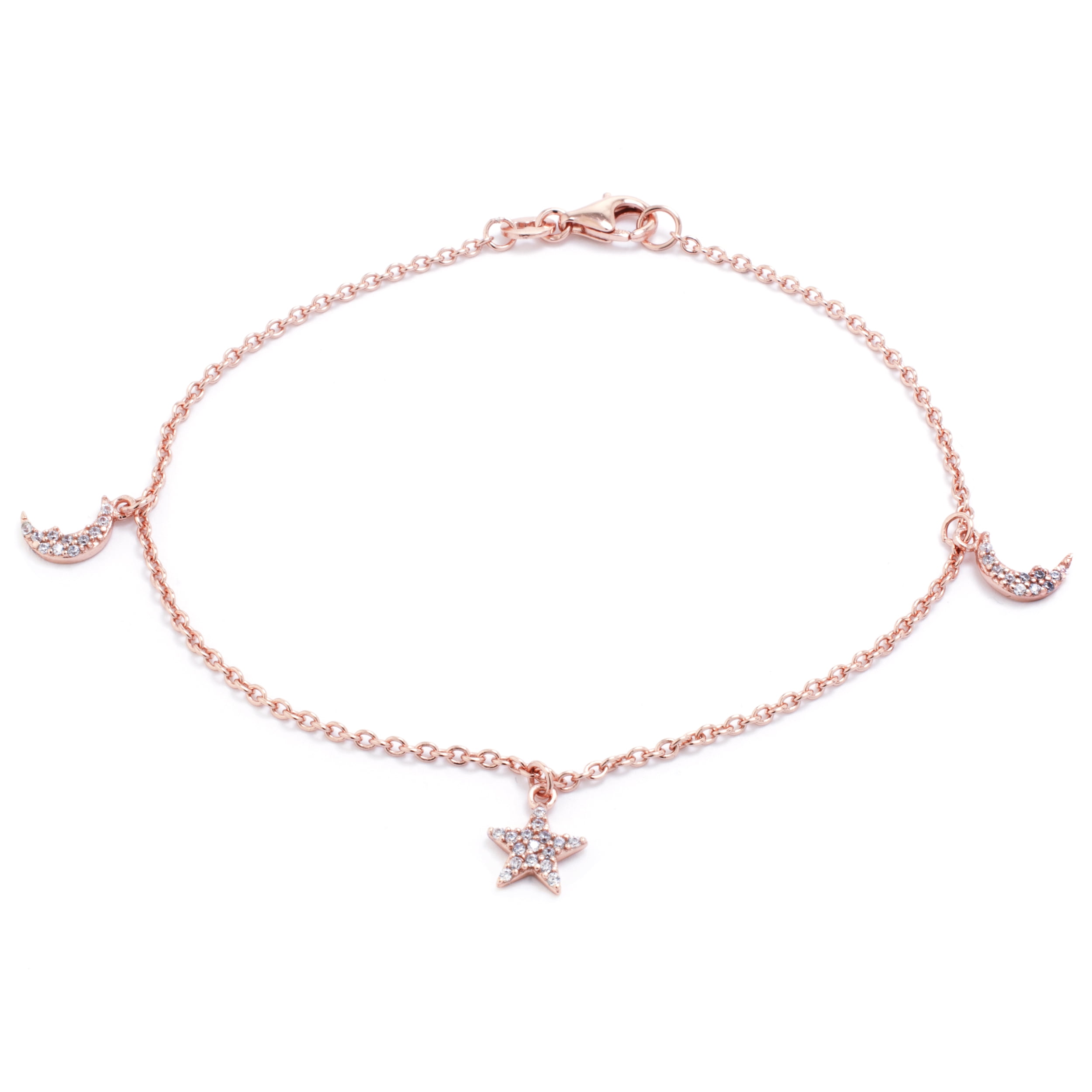 moon and star bracelet set
