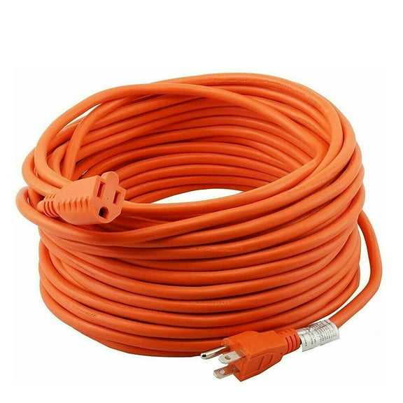 New 25 Foot Heavy Duty Outdoor/Indoor Extension Cord 16/3 Orange USA, 25 FT