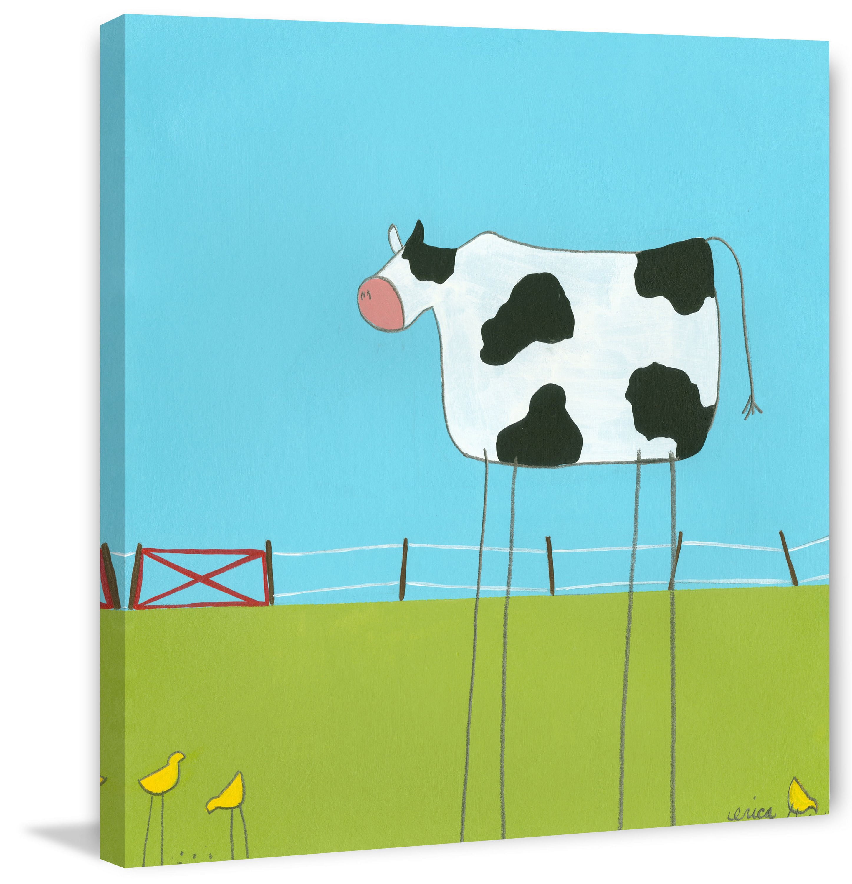 Marmont Hill Leg Cow II Canvas Wall Art