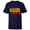 Navy, variant on Channel Camp Rock - Short Sleeve T-Shirt for Kids - Customized-Black