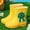 Yellow, variant on Caywon Everyday Delights Rain Boots PVC Rain Boots-Waterproof Easy-On Boots Outdoor Home Rubber Shoes with Easy on Handles(1-8Years)