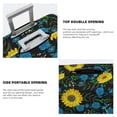 thumbnail image 3 of Gaeub Sunflowers And Blue Flower Print Elastic Luggage Cover with Concealed Zipper Dust-Proof Luggage Cover Protector - 18-32 inch-Small, 3 of 7
