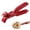 Red, variant on Multi-Function Anti-Scald Bowl Clip, 2PCS Multi-Purpose Hot Bowl Dish Plate Gripper Clips Tongs Clamp Holder for Kitchen, Silicone Non-Slip Anti-Scald Ironing Dish Clamp for Cooking