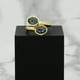 thumbnail image 2 of Anillo para Mujer con Cristal Fino Swarovski en forma de Oval–  Bañado en Oro 14k– Anillo Elegante y Brillante-Aretes de Mujer de Moda, Joyería para Mujer de Moda– Regalo especial Ortiz Espinosa Temporada, 2 of 3
