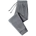 thumbnail image 2 of Mens Ice Silk Joggers Workout Pants Sweatpants Active Sports Running Trousers, 2 of 11