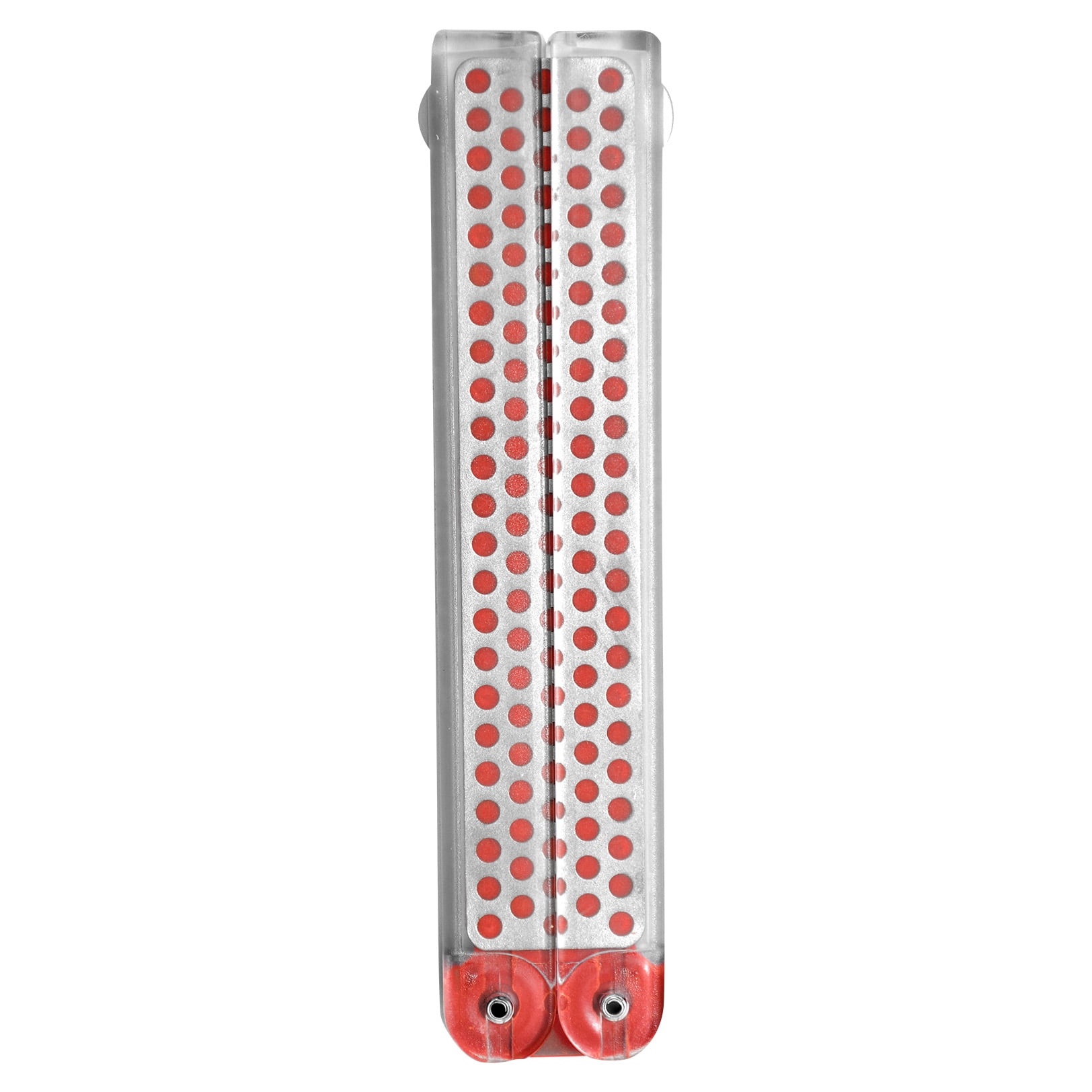DMT Diafold Sharpener for Knives, Single-Sided Diamond Whetstone, Folding, Fine, Red