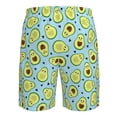 thumbnail image 6 of Naloa Avocado and Hearts Men's Beach Shorts, Surfing shorts, Swim trunks, Quick Dry Swim Trunks for Surfing Beach Fun - XX-Large, 6 of 9