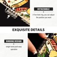 thumbnail image 4 of Haosy Noodle Sushi Prawns Notebooks 1-subject Journal 60 Sheets A5 College Ruled Paper Detachable Ring 8.3"x5.7", 4 of 8