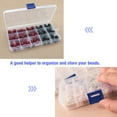 thumbnail image 5 of Clear Jewelry Box 6-Pack Plastic Bead Storage Container Craft Earrings Organizer, 5 of 5
