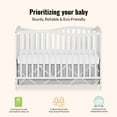 thumbnail image 3 of Dream On Me Chelsea 5-in-1 Convertible Crib, JPMA Certified, White, 3 of 8