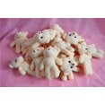 thumbnail image 4 of 1/5/10 Uds Mini oso de peluche suave Animal relleno juguetes pequeño colgante lindo diamante osos muñeca para niños niñas regalos de boda 12CM, 4 of 5