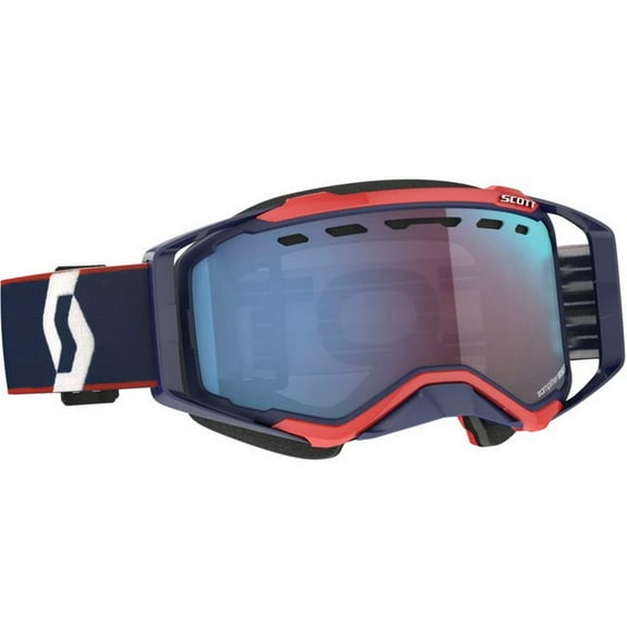 Scott Prospect Snow Cross Goggles Retro Blue/Red w/Blue Lens