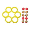 thumbnail image 4 of Juego de lanzamiento de piscina con flotador de espuma y bolas para niños y adultos con puntuación. 10 bolas, 4 of 9