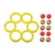 thumbnail image 4 of Juego de lanzamiento de piscina con pelotas de lanzamiento, flotador de espuma, juguetes de piscina para el verano 10 bolas, 4 of 9