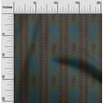 thumbnail image 1 of oneOone Silk Tabby Fabric Swirl & Paisley Ikat Print Sewing Fabric BTY 42 Inch Wide, 1 of 1