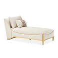 thumbnail image 3 of La Terrazza Chenille Chaise - Cappuccino/Light Champagne, 3 of 17