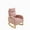 Pink Teddy, variant on Yesurprise 27.6"W Modern Rocking Chair, Accent Upholstered Rocking Glider Chair with High Backrest, Armrests, 2 Side Pocket, Lounge Chair for Home Living Room Bedroom Office