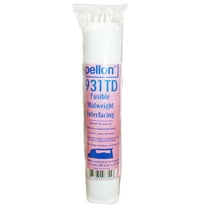 Pellon 931TD Midweight Sewing Fusible Fabric Stabilizer White 15" x 3 Yards Precut Package