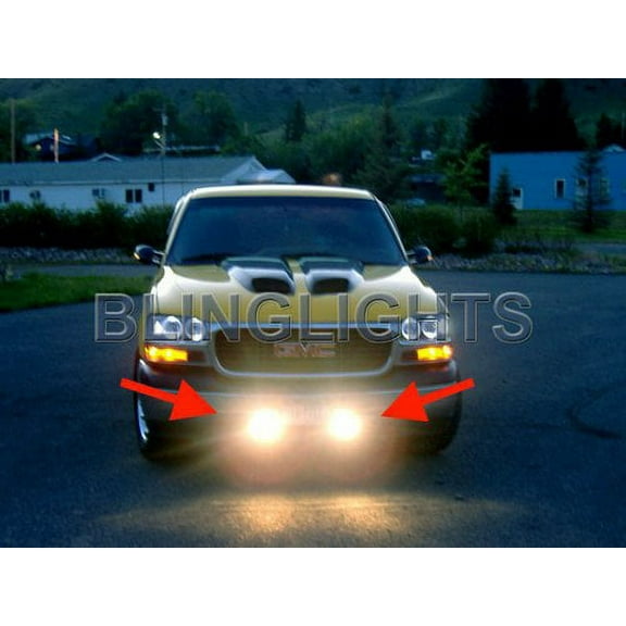 For Hella Super White Driving Lights Kit for 1999 2000 2001 2002 GMC Sierra