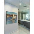 thumbnail image 3 of "Racing Boats" Painting Print on Wrapped Canvas, 3 of 7