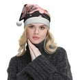 thumbnail image 5 of Balery Chibi Axolotl Sakura Fantasy Pattern Santa Hat Christmas Hat Funny Christmas Hat Christmas Knitted Beanie Hat For Men Women Adult, 5 of 6