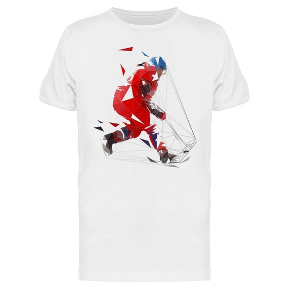 Hockey Athlete Shootout Goal T-Shirt Men -Image by Shutterstock, Male Large