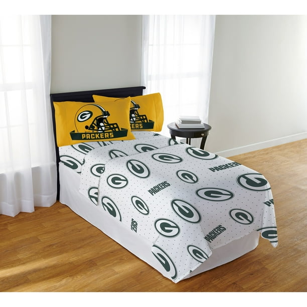Nfl Green Bay Packers Queen Sheet Set 1 Each Walmart Com Walmart Com