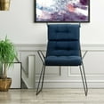 thumbnail image 4 of Costway 22''x44'' Back Chair Cushion Tufted Pillow Patio Seating Pad Blue, 4 of 12