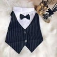 thumbnail image 4 of Cheers.US Pet Suit Bowtie Short Sleeve Cat Outfit Dog Wedding Suit Formal Shirt,Comfortable, Breathable, Lovely for Pet Weddings, Birthdays, Valentines Day, Daily Dress Up, 4 of 10