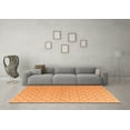 thumbnail image 3 of Ahgly Company Indoor Rectangle Abstract Orange Modern Area Rugs, 4' x 6', 3 of 4