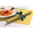 thumbnail image 2 of Namzi Sets de Table en Silicone pour Table à Manger, Sets de Table Résistants à la Chaleur 4 Pcs, Sets de Table Imperméables Réutilisables, Faciles à Nettoyer - Jaune, 2 of 5