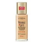 Loreal Visible Lift Line-Minimizing Oil-Free Makeup for Normal to Oily Skin, SPF 17, 1.0 fl. oz.