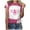 Hot Pink, variant on Okbop Going Out Tops for Women College,Fashion Woman Causal Round Neck Printing Short Sleeve T-Shirt Summer Black Blouse White Long Sleeve Shirts for Women