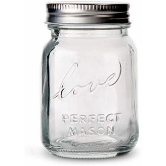 TOSSWARE POP 16oz Unbreakable Plastic Mason Jars - Crystal Clear, BPA-Free, Recyclable - 12 Pack, Fits Standard Lids