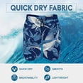 thumbnail image 5 of JRXY Men's Fishing Lures Blue Summer Beach Board Shorts Pants Boardshorts 2Xl, 5 of 7