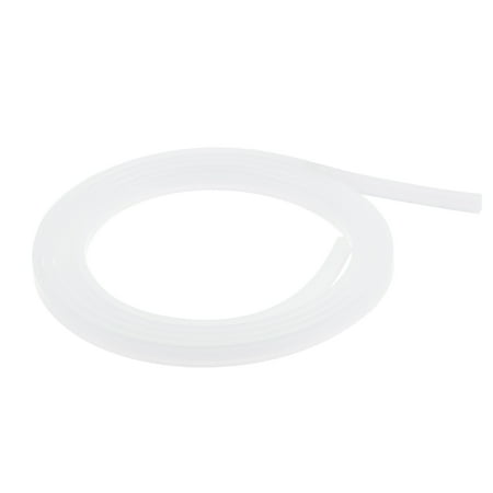 

Uxcell Flexible Solid Silicone Strip 0.16 x0.08 x3.28ft Rectangular No Adhesive Roll for Door White