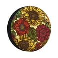 thumbnail image 2 of Balery Sunflower Tire Covers - Tough Tire Wheel Protector for Truck, SUV, Trailer, Camper, RV -15 inch, 2 of 8