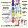 thumbnail image 4 of Reiki Supplies Chakra Healing Cards for Sessions, Clients and Classes - 5 Sets of 8 Cards - (40 Cards Total), 4 of 5