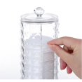thumbnail image 3 of Cotton Pad Dispenser Cotton Swab Holder Make Up Organizer Storage Box For Cotton Swabs Cotton Pad Storage Transparent With Lid, 3 of 4