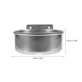 thumbnail image 2 of unbranded Para Comida De Perro En Jaula Con Tornillo De Inoxidable, 2 of 8
