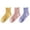 Pink, variant on Kids Socks Crew Athletic Socks for Boys and Girls, 3 Pack, Sizes 2T-15T