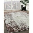 thumbnail image 3 of Ahgly Company Machine Washable Indoor Round Industrial Modern Rose Dust Purple Area Rugs, 8' Round, 3 of 7