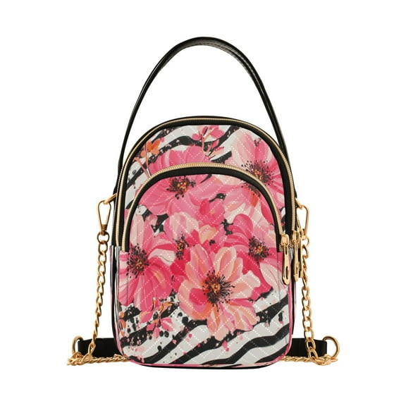 DIXRUYEE Cross Body Fashion Shoulder Waist Purse Bags Blossom Serenade Pocket Handbags